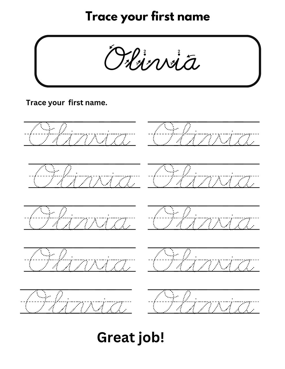 Custom Cursive Name Sheets - Digital | So Chic Creations custom-cursive-name-sheets-digital-so-chic-creations