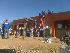 On the set of Extreme Makeover: Home Edition - Tucson, AZ