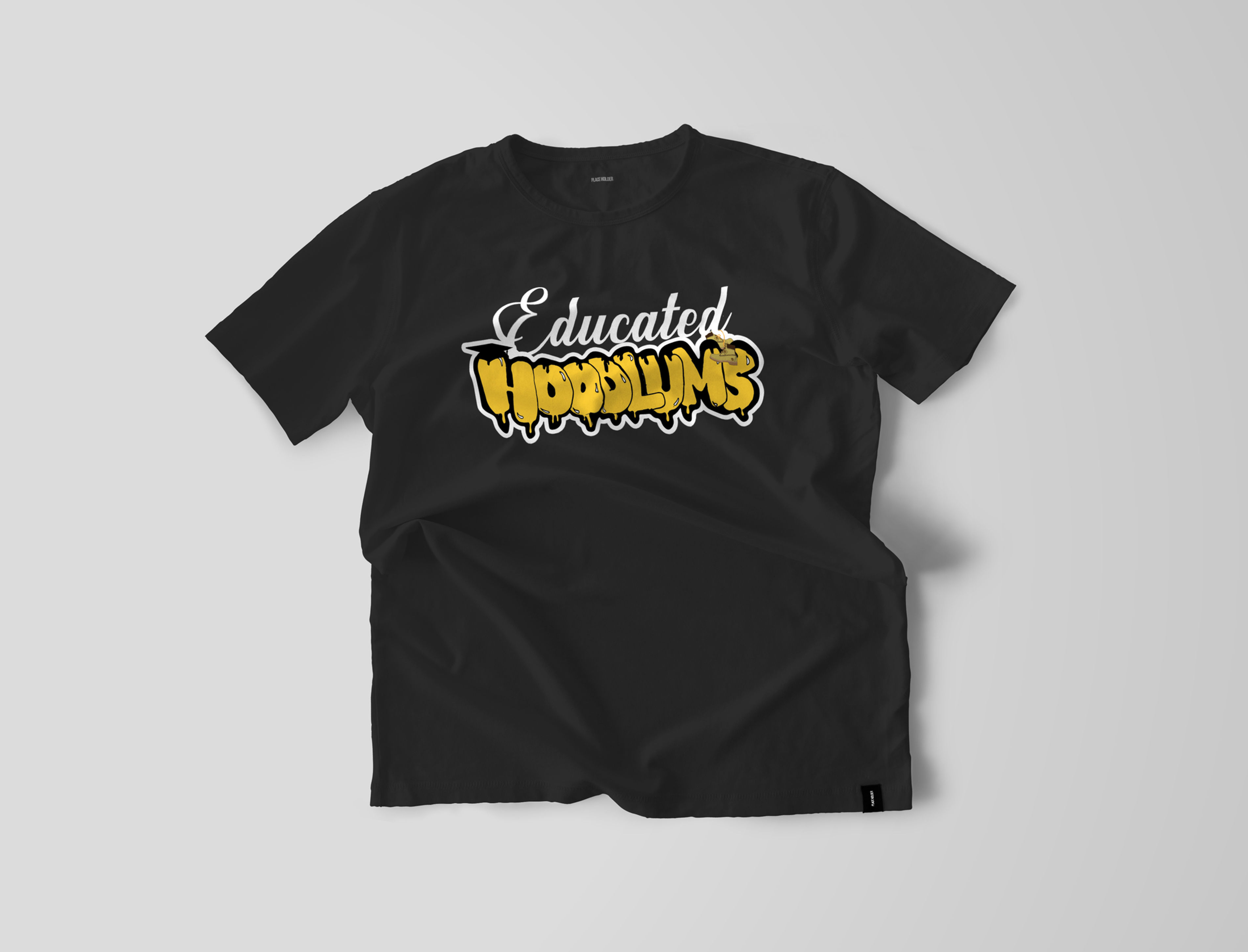 Educated Hoodlums Logo Tee (Black)