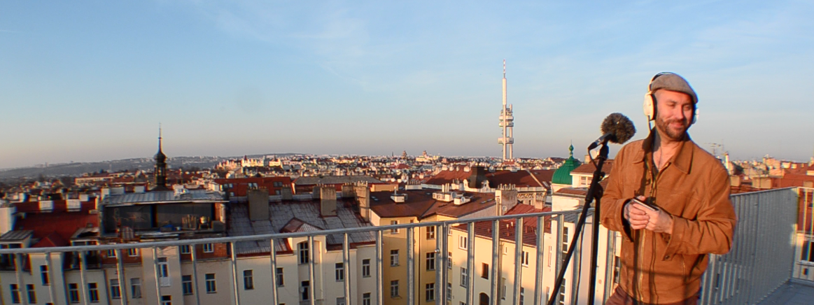Alasdair Bouch on the top of Prague