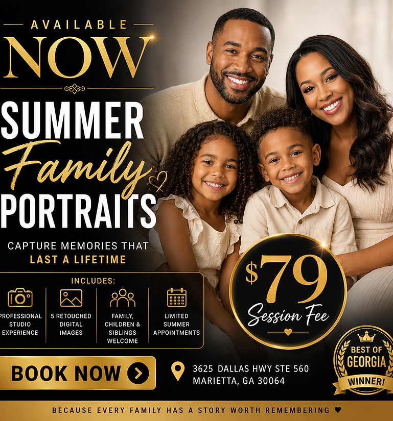 Family Portrait Session at Atlanta Portrait Studio
