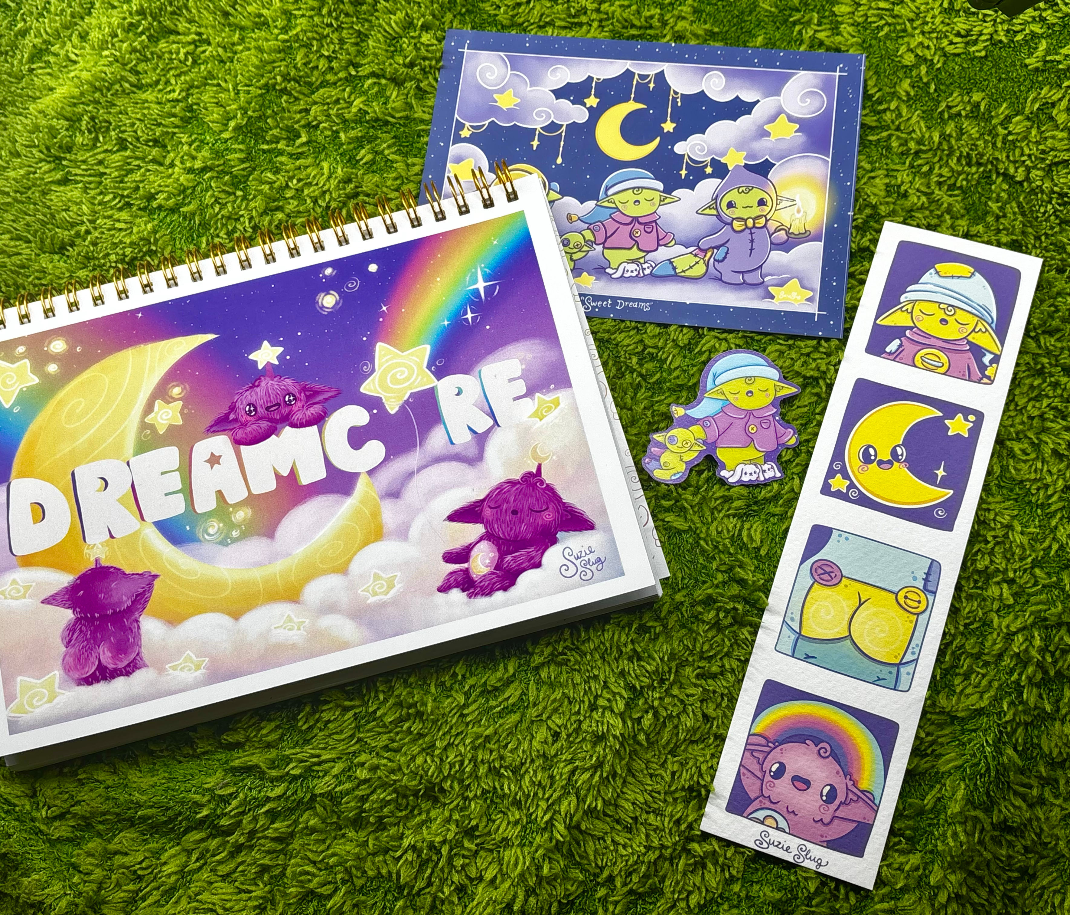 (Preorder) Dreamcore A5 Colouring Book - SPIRAL BOUND