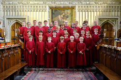 choir on steps