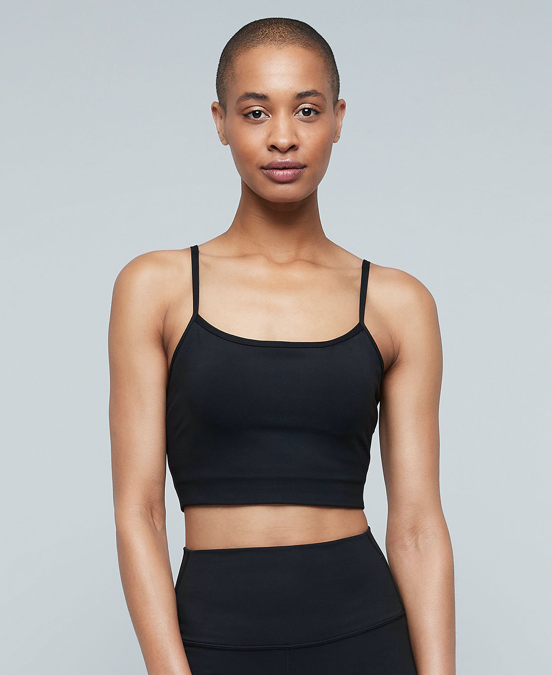 Moonchild Yogawear Lunar Luxe Bra Top Black Iris
