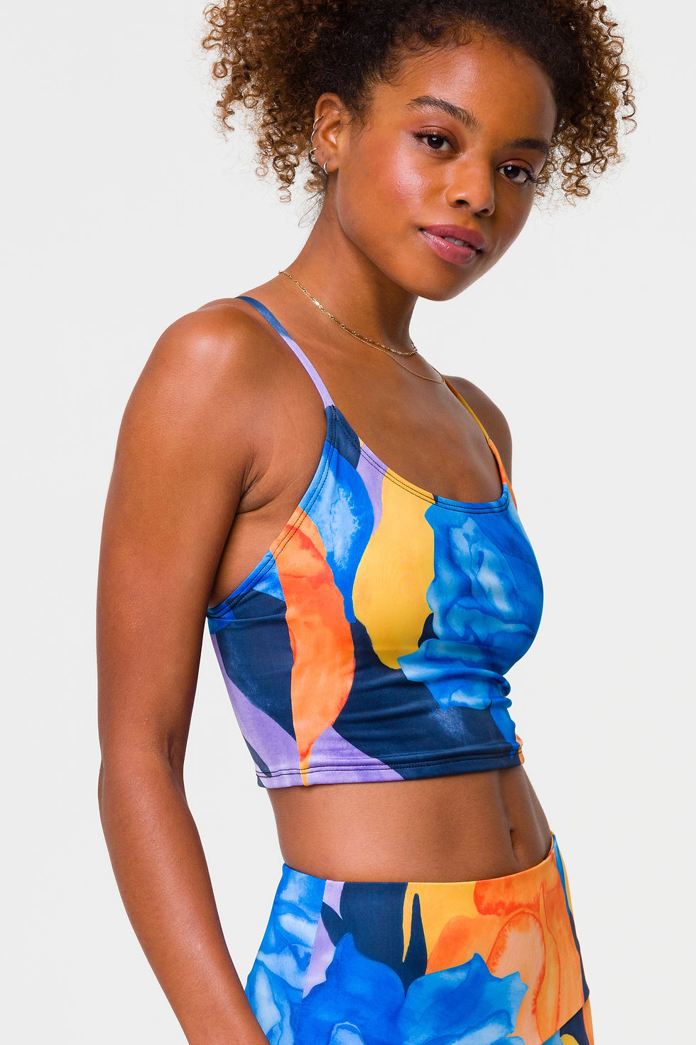 Thumbnail: Onzie Belle Cami Crop Tropic Glow