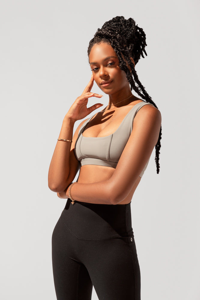 縮圖：PopFlex Corset Bra Cool Grey