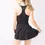 Thumbnail: Popflex Matchpoint Workout Dress w Zipper Black