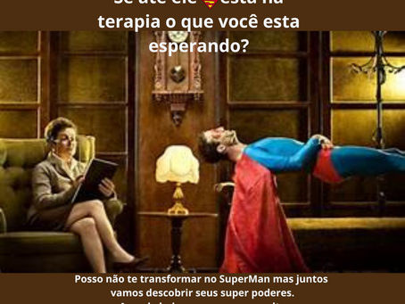 Até o Superman está na terapia!