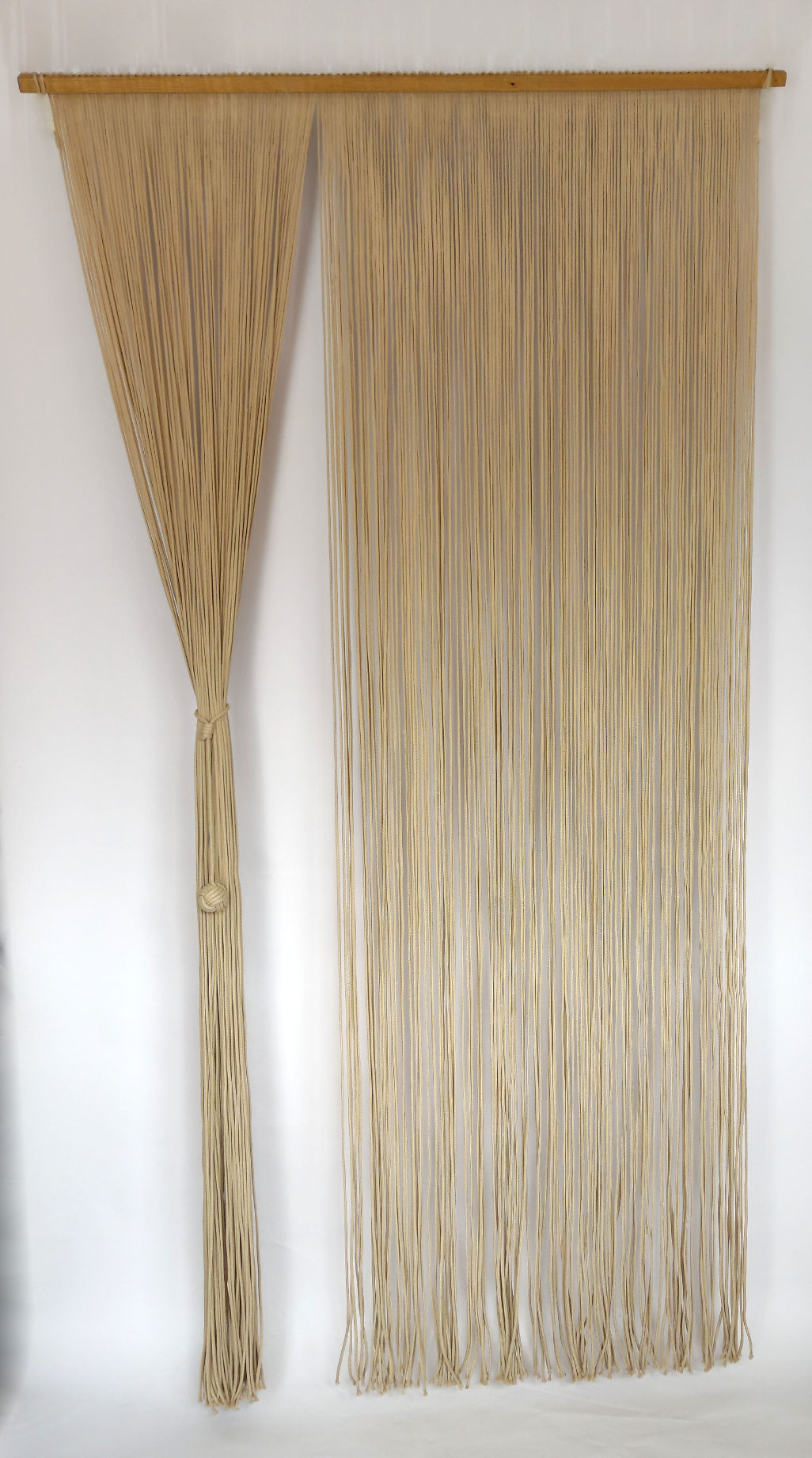 Bež zavjesa za vrata