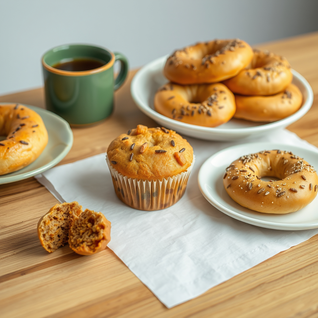 Arranged Food and Objects