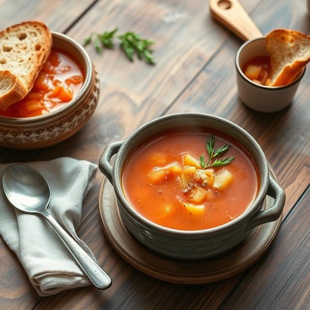 Arranged Food and Objects