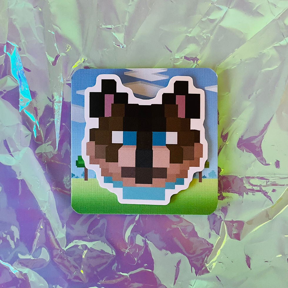 Thumbnail: Seal Point Ragdoll Cat Vinyl Sticker