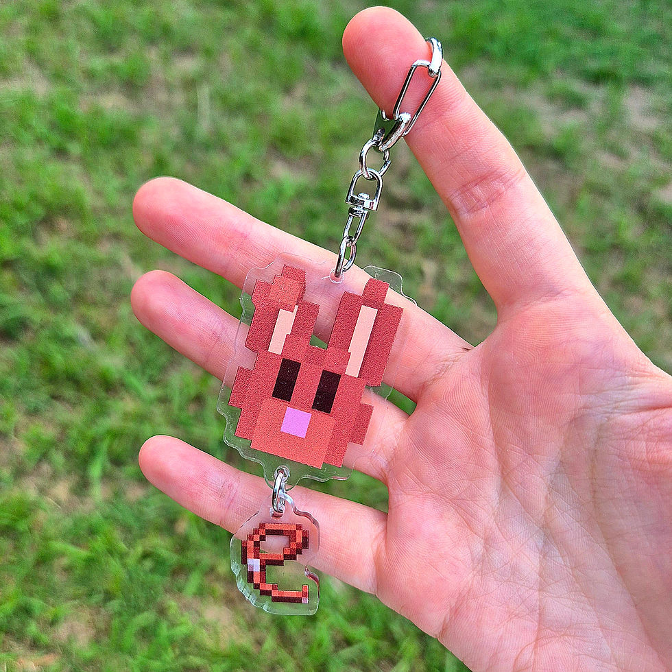 Thumbnail: Rabbit and Killer Rabbit Keychain