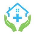 Blue House with Green Hands Logo.png