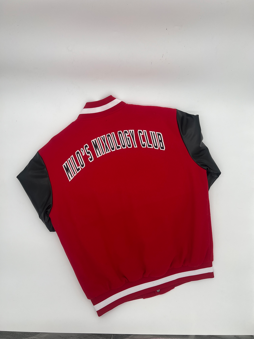 Thumbnail: Milo's Womans Red & Blk Varsity