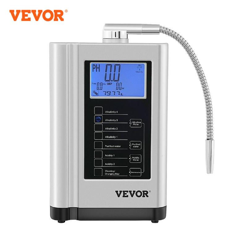 VEVOR Alkaline Water Ionizer PH3.5-10.5 Hydrogen Generator Machine.