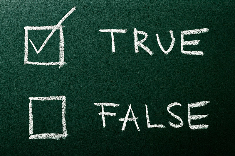 True or false statements