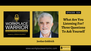 Jordan Goldrich & Doug Sandler: What Are You Listening For?