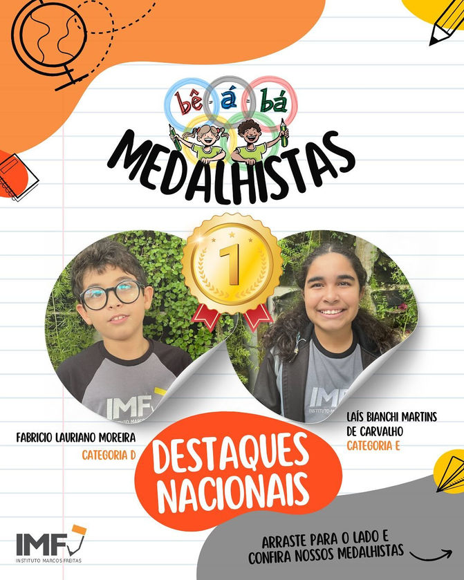 Medalhistas da Olimpíada Bê-a-Bá