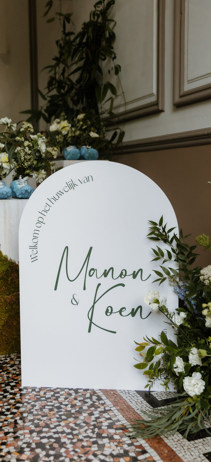 Manon & Koen – faire-part de mariage, design graphique