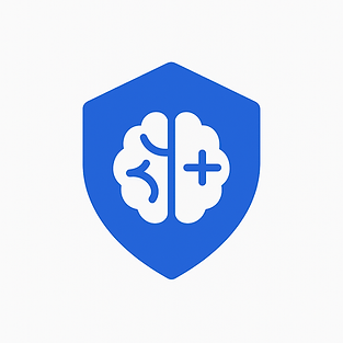 Blue Shield with Cognitive Symbol.png