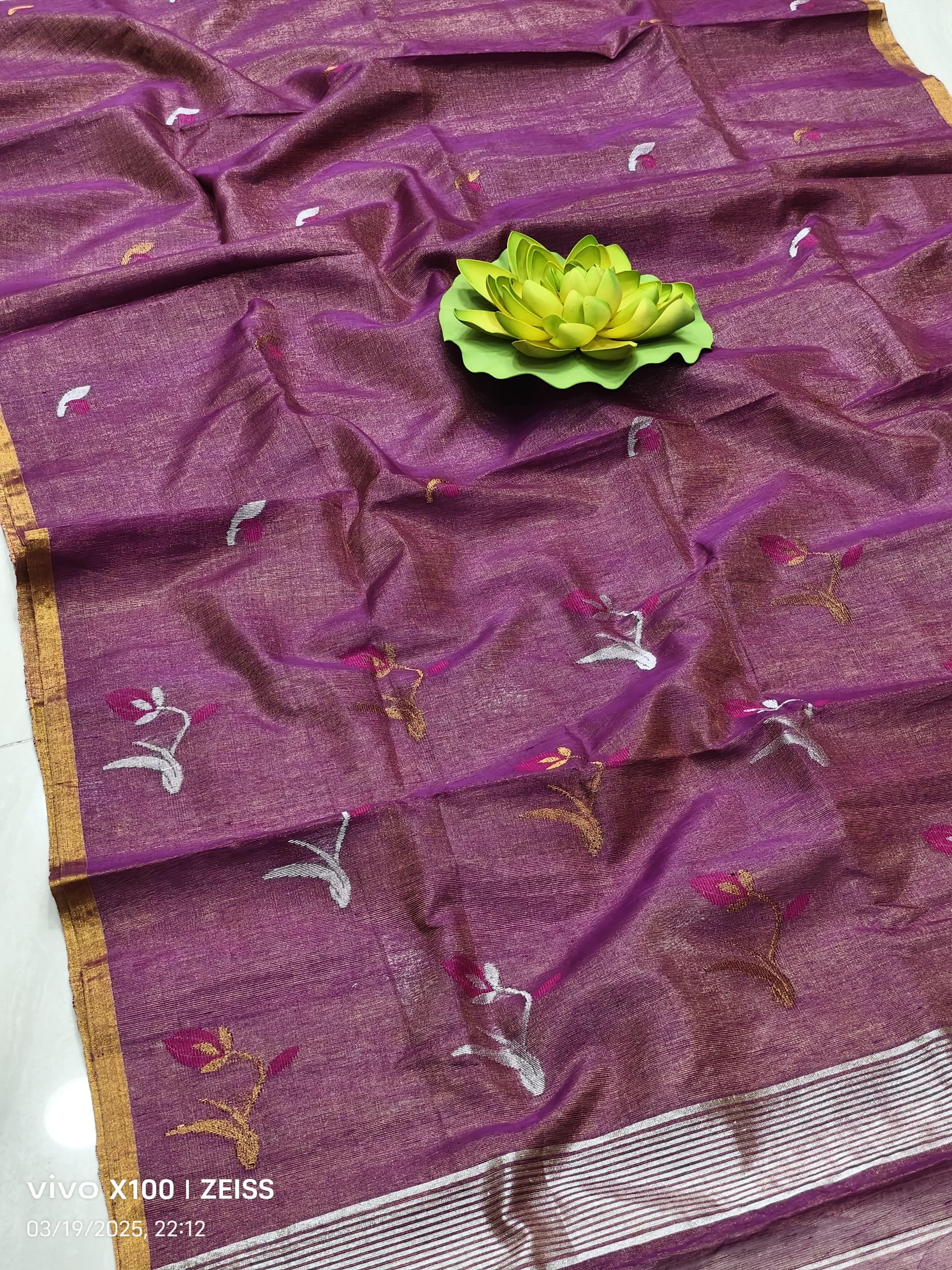 Linen Tissue Saree
