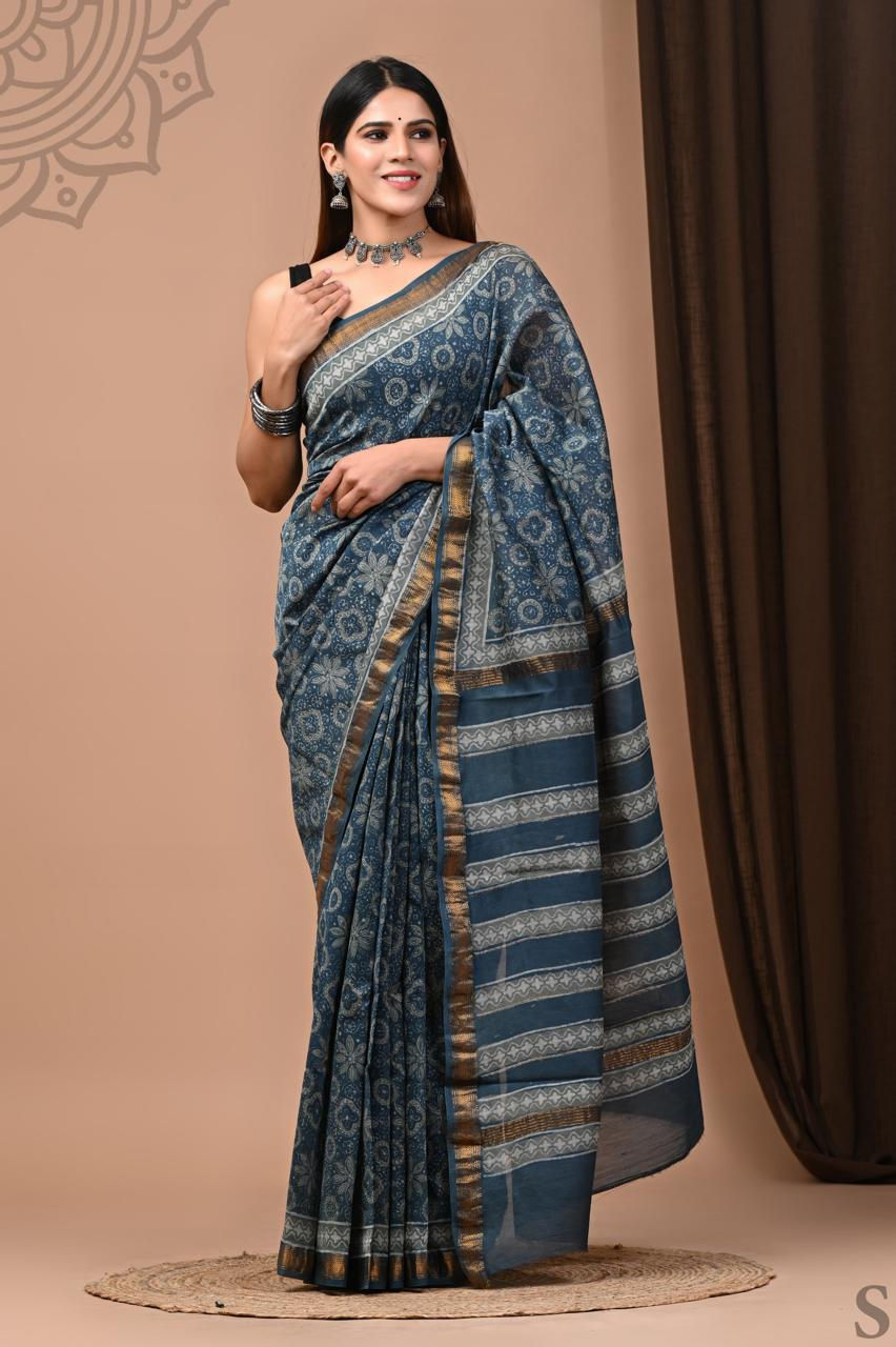 Maheshwari Silk Saree