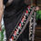 Thumbnail: Black Mysore Silk Saree