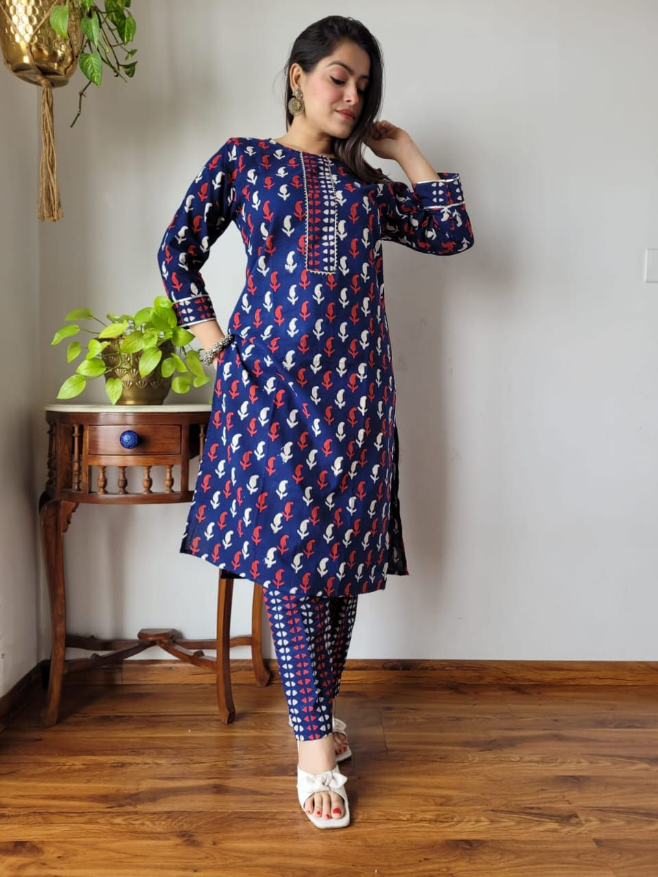 2-Piece Stitched Cotton Suit Sets