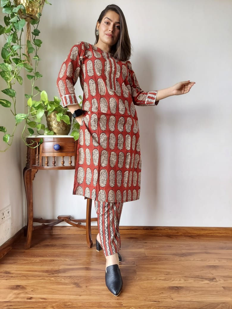 2-Piece Stitched Cotton Suit Sets