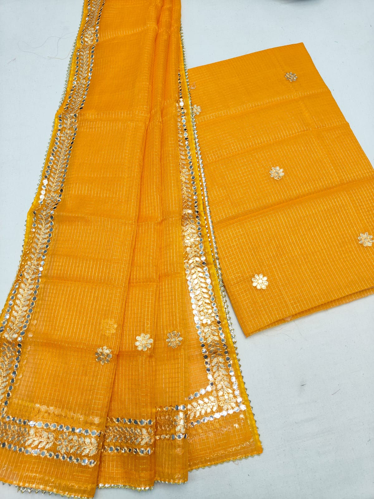 Kota Doria Dress Material