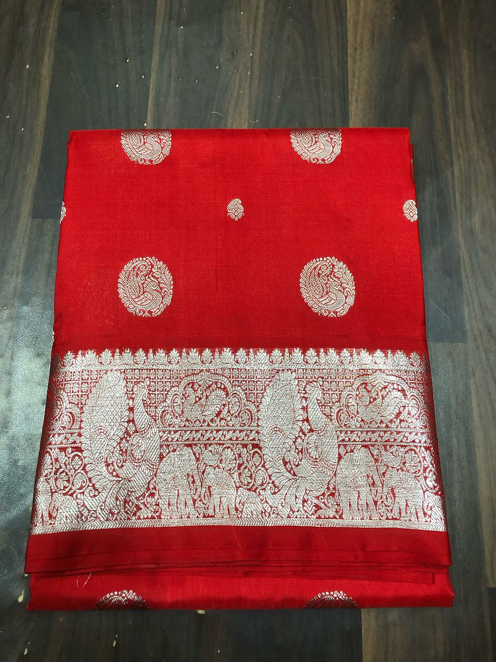 Red Venkatagiri Pattu Saree