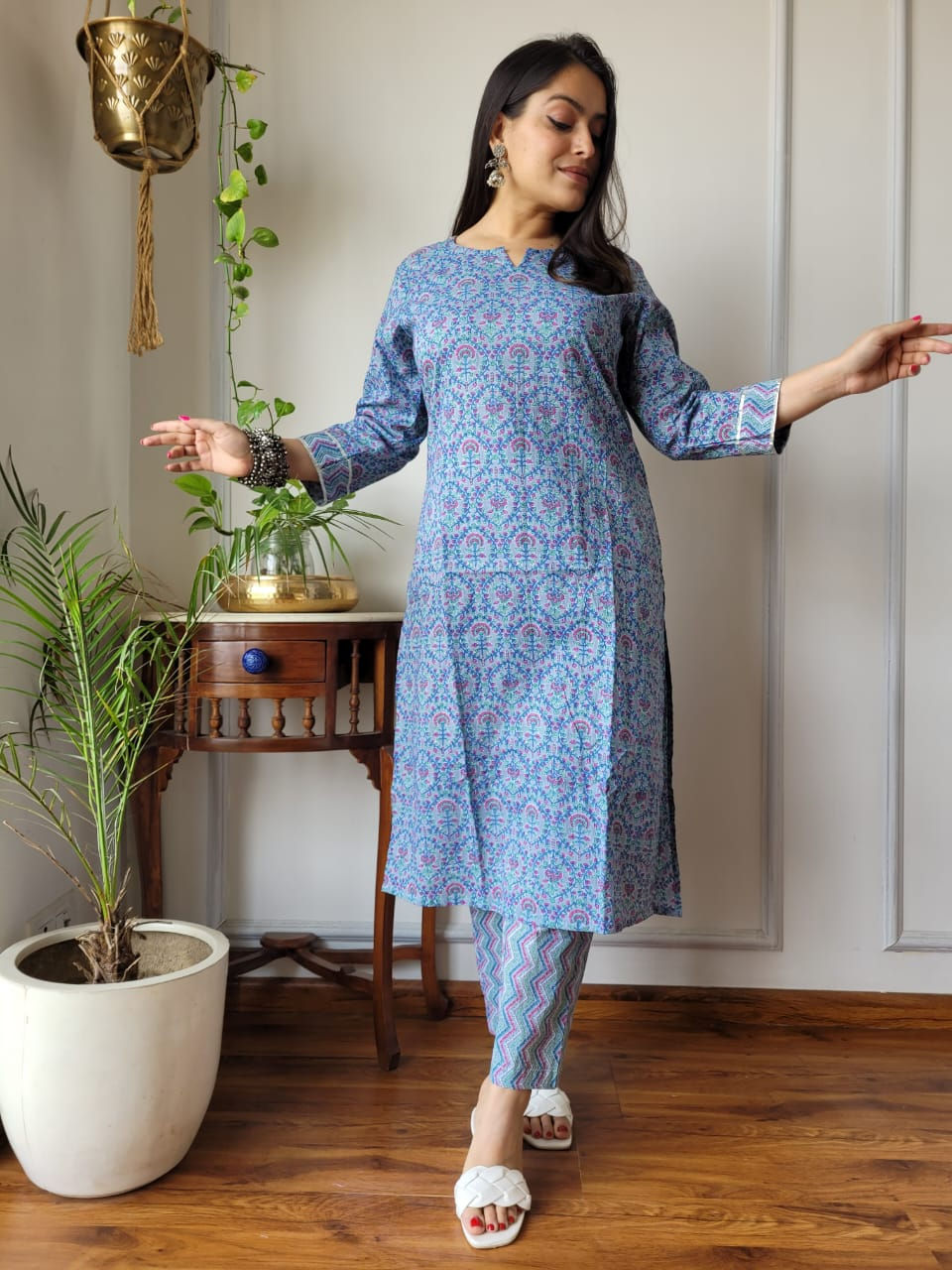 2-Piece Stitched Cotton Suit Sets