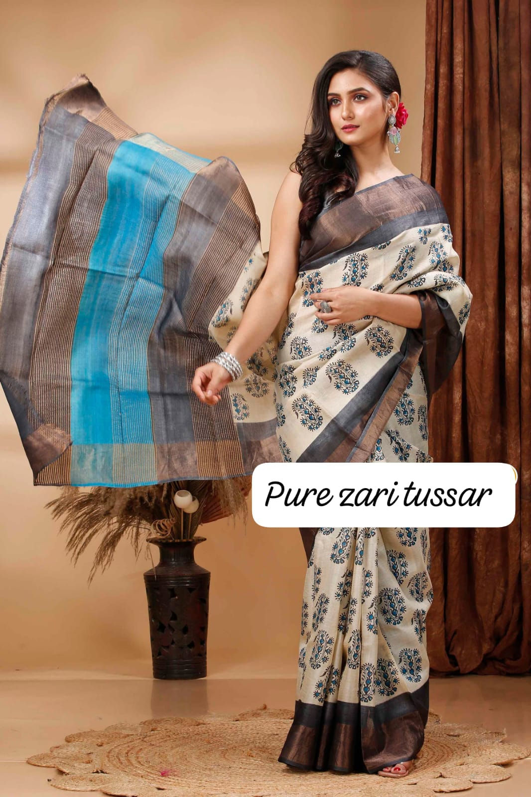Zari Tussar Saree