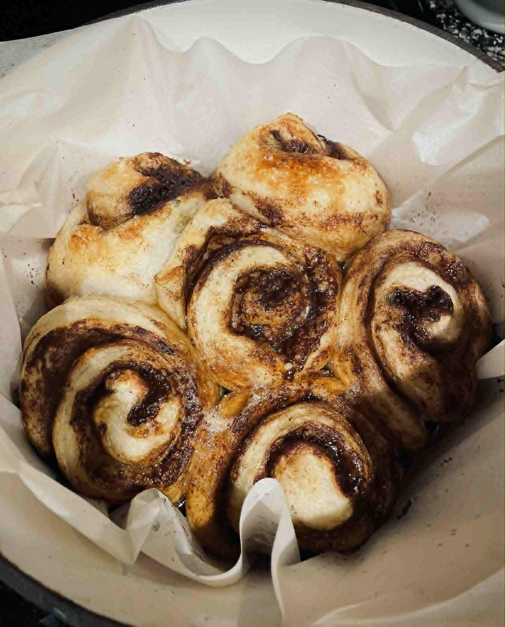 Gooey Sourdough Cinnamon Rolls