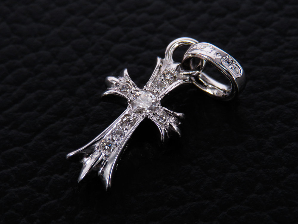 クロムハーツベイビーファット金メッキコーティングジルコン