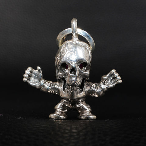 クロムハーツ フォティハリスティータペンダント 両目ルビーカスタム