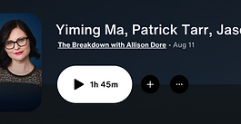 Interview on SiriusXM: The Breakdown w/ Allison Dore