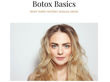 Botox Basics: What Every Patient Should Know