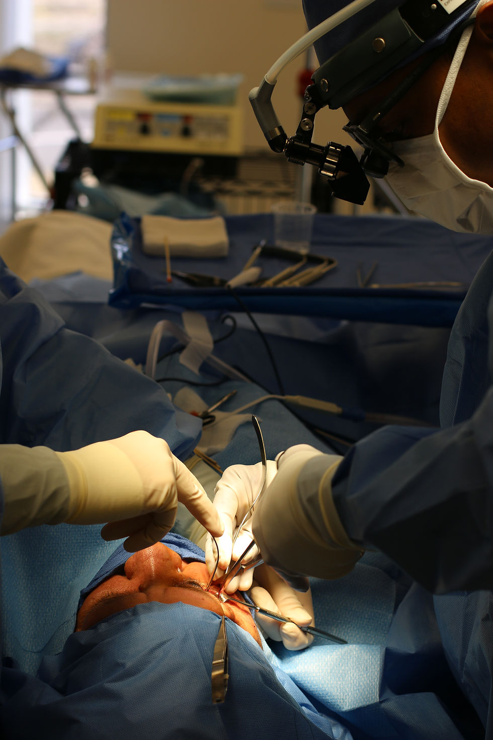 Orbital tumor removal