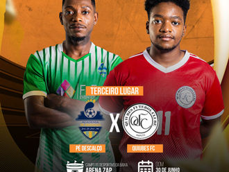 E para esta final temos uma grande disputa entre a Academia Pé Descalço e Quiubes FC pela 3 posição e um premio de 15,000.00 MT