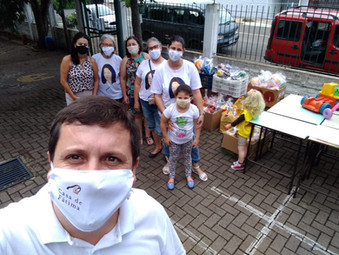 Ação de Natal Geff São Leopoldo - Distribuição de brinquedos e guloseimas