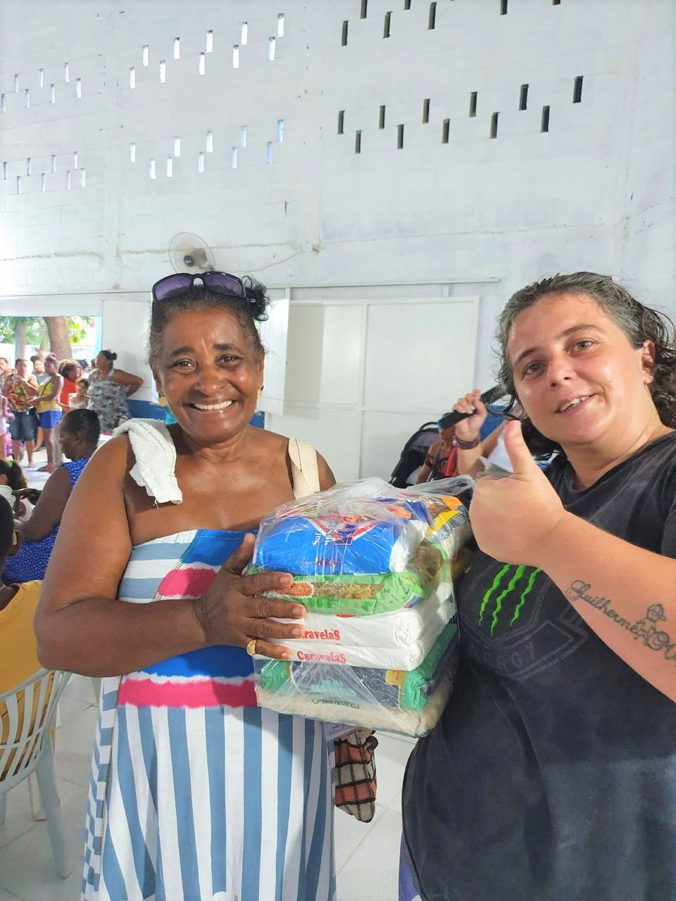 Doação de cestas básicas