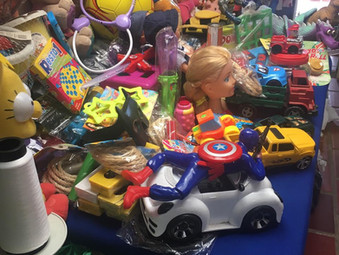 Doação de brinquedos e saquinhos de doces - GEFF Porto Alegre, RS
