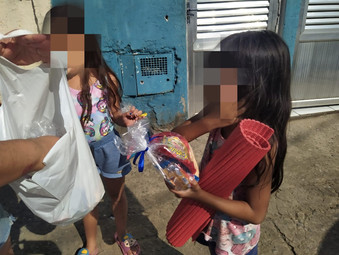 Ação social dia das crianças - GEFF Santos, SP