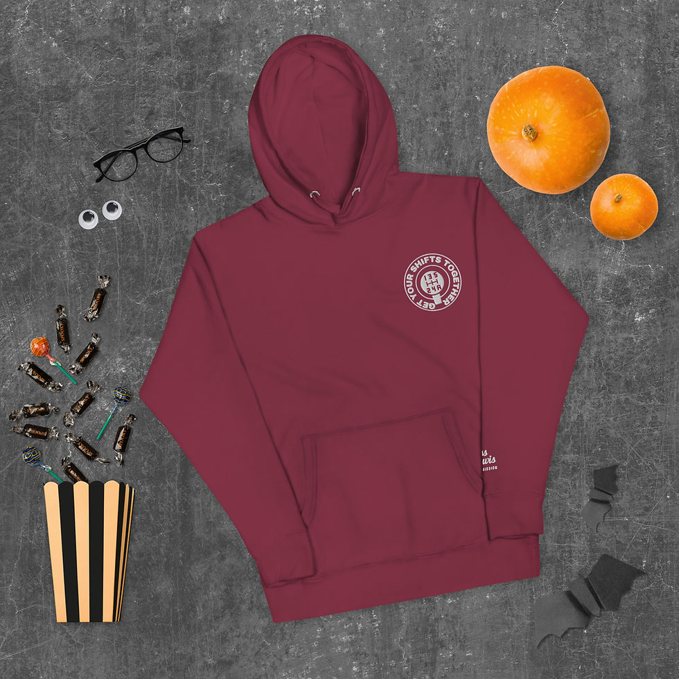 Thumbnail: Get Your Shifts Together Hoodie | Jess Lewis Sleeve || Embroidered