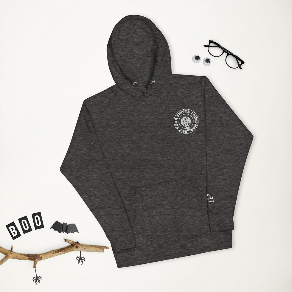 Thumbnail: Get Your Shifts Together Hoodie | Jess Lewis Sleeve || Embroidered