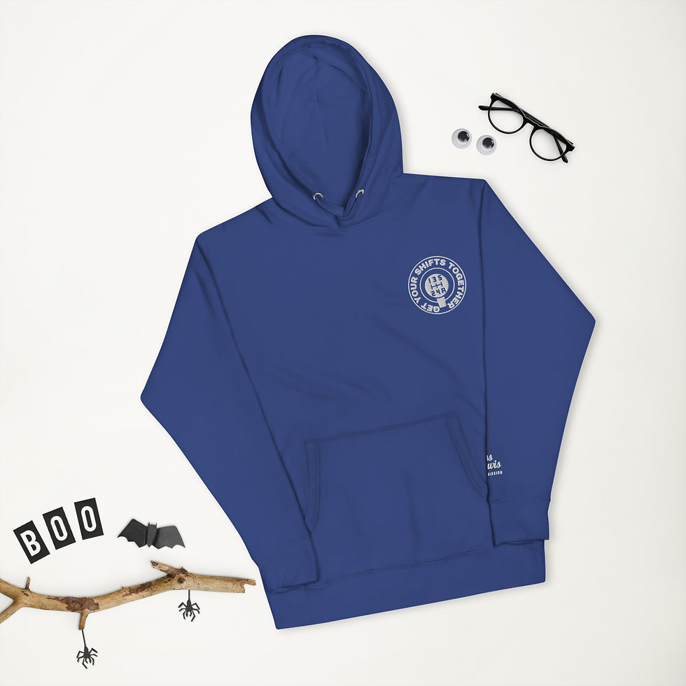 Thumbnail: Get Your Shifts Together Hoodie | Jess Lewis Sleeve || Embroidered