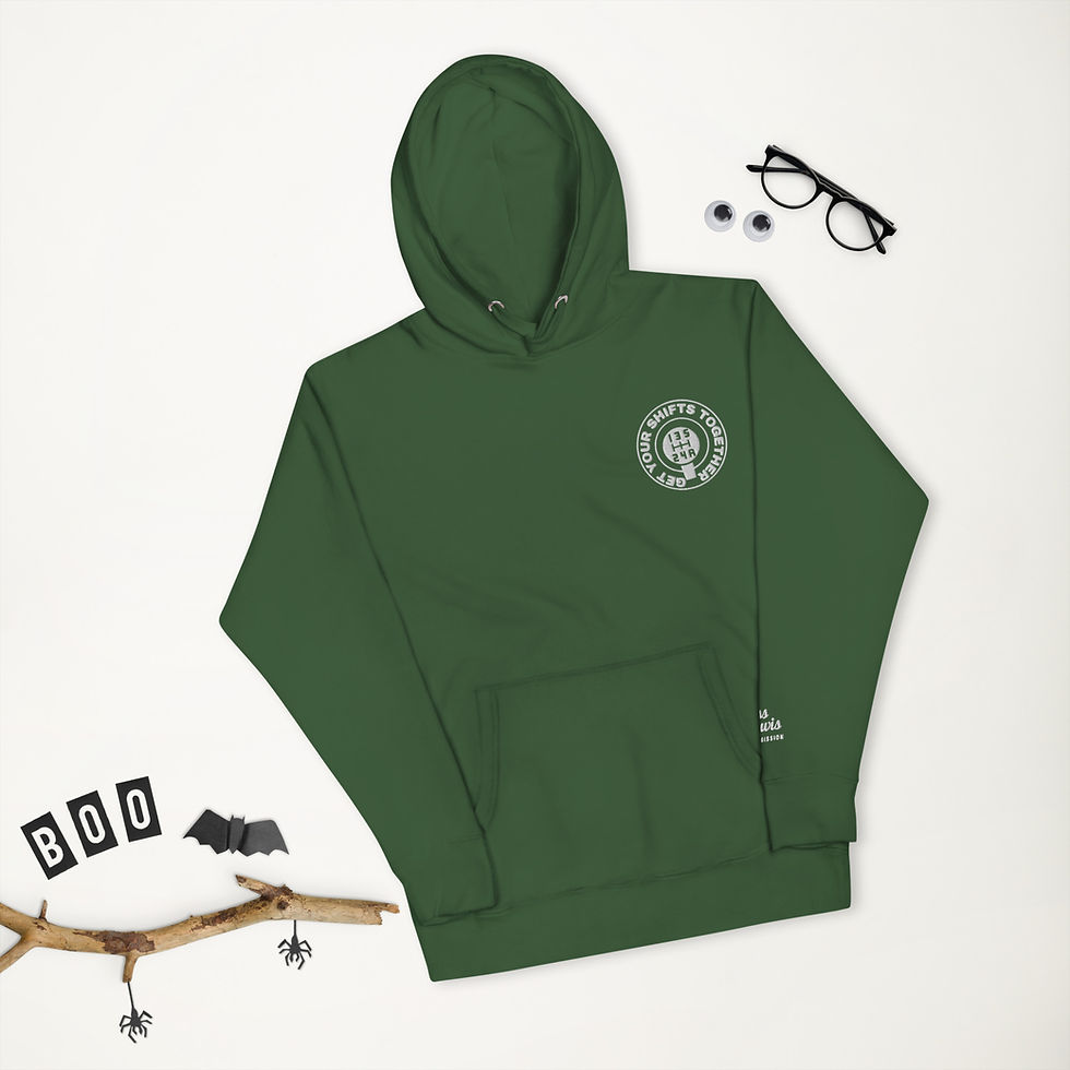 Thumbnail: Get Your Shifts Together Hoodie | Jess Lewis Sleeve || Embroidered