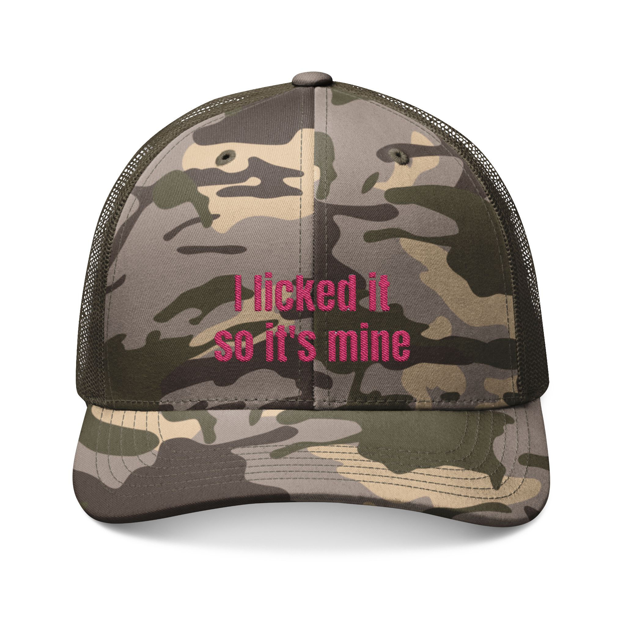 LICK IT - BK CAMO TRUCKER